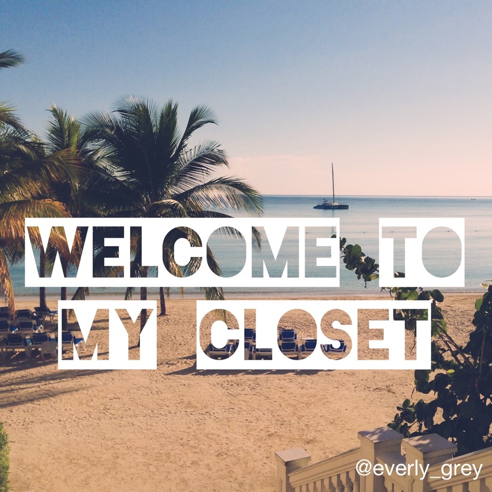 Welcome to my closet!